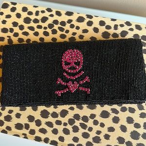Betsy Johnson Skull Clutch